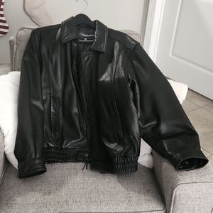 Colebrook mens leather jacket sz M